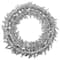36" Pre-Lit Silver Tinsel Artificial Christmas Wreath
